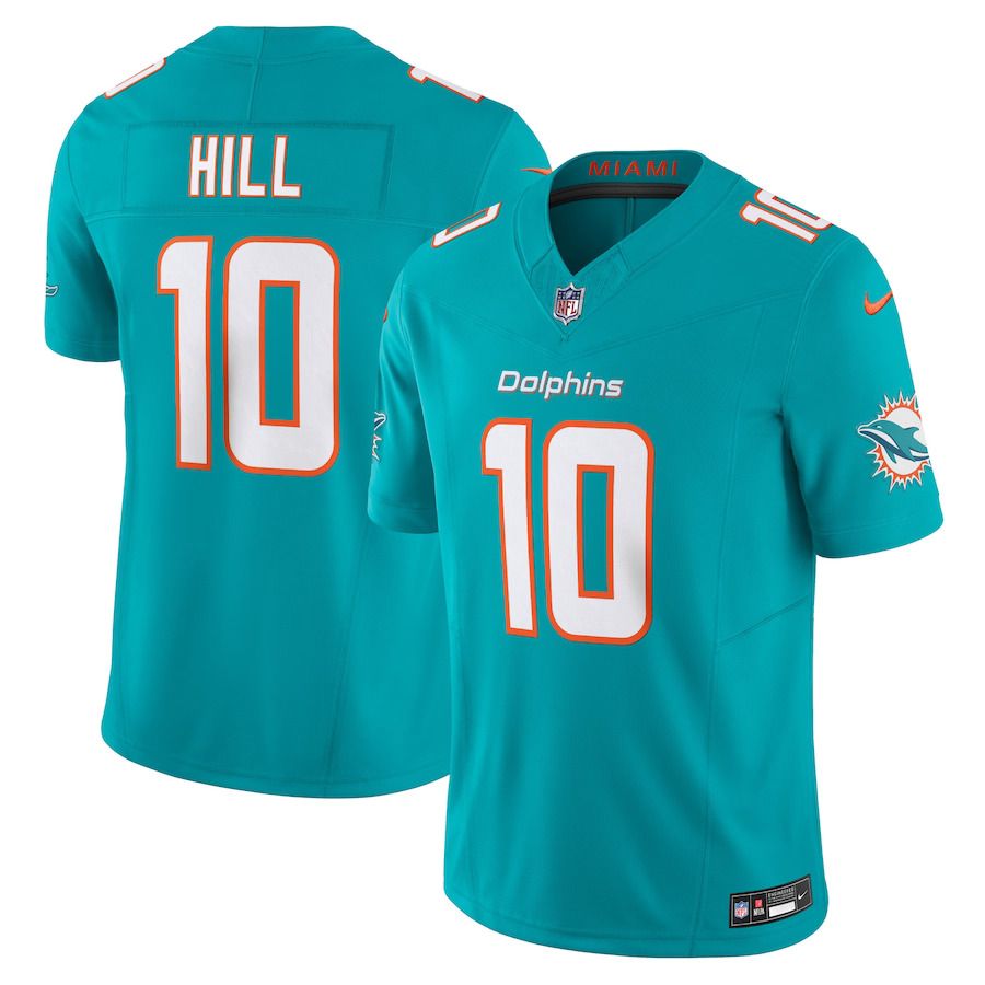 Men Miami Dolphins #10 Tyreek Hill Nike Aqua Vapor F.U.S.E. Limited NFL Jersey->houston texans->NFL Jersey